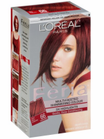 LOreal Feria Multi-Faceted Shimmering Color 3X Highlights Very Rich Auburn and Warmer 66 - ( Pack of