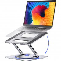 Adjustable Computer Stand with 360 Rotating Base C