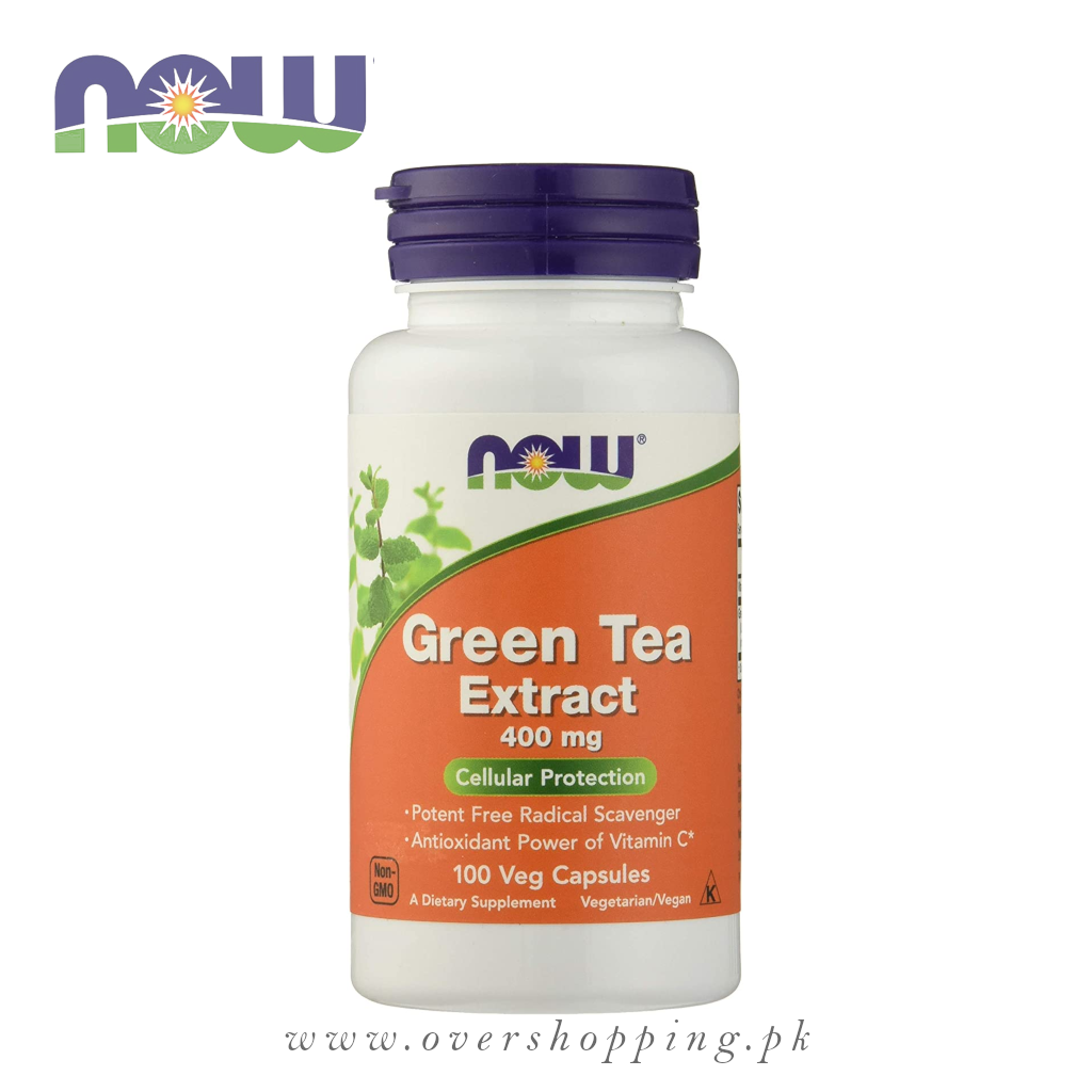 NOW FOODS Green Tea Extract 400mg 60% Capsules –