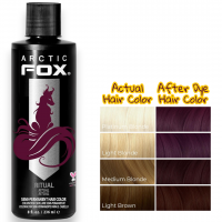 ARCTIC FOX Vegan Hair Color - RITUAL (Deep Cherry Red) - Semi-Permanent Cruelty-Free Dye - 8 Fl Oz -