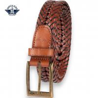 Dockers Men’s Leather Braided Fully Adjustable B