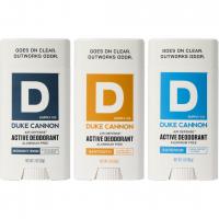 Duke Cannon Air Defense Active Deodorant – Aluminum Free, Aloe Vera & Vitamin E, 3 oz Gel (Pac