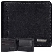 URBAN FOREST Oliver Leather Wallet for Men - Black