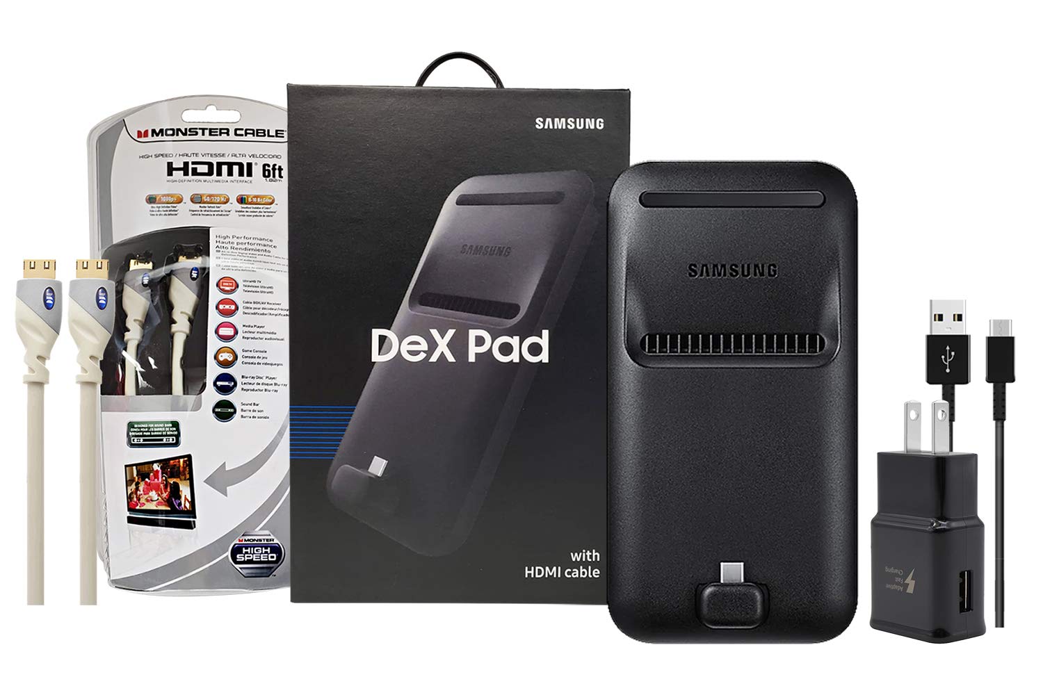 HDMI DEX Station Desktop Extension Charging Dock For Samsung S8 S9 Note 8 Note 9