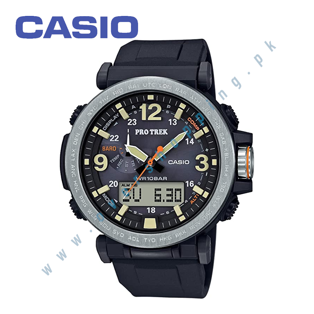 Casio Pro Trek PRG-600-1CR Tough Solar Triple Sens&hellip;