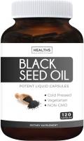 Black Seed Oil - 120 Softgel Capsules (Non-GMO & Vegetarian) Premium Cold-Pressed Nigella Sativa