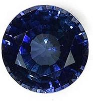 Blue Lab Sapphire Unset Loose Round Gem