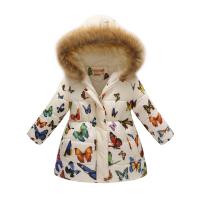 Butterfly Kids Floral Clothes Kids Jacket Winter G