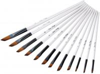 EDTO 12pcs Artist Watercolor Paint Brush Set for W