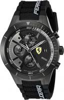 Ferrari Men's 0830262 REDREV EVO Analog Display Japanese Quartz Black Watch