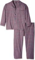 Hanes Men's Woven Plain-Weave Pajama Set