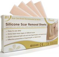 HANASCAR Professional Silicone Scar Removal Sheets, Treat Scars Caused by C-Section, Surgery, Burn, 