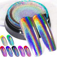 Holographic Nail Powder Fine Rainbow Holo Unicorn 