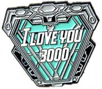 Senning I Love You 3000 Times Brooch Iron Man Tony