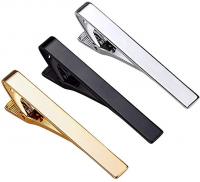 Skinny Tie Bar for Mens, 3 Pack Classic Tie Clip S