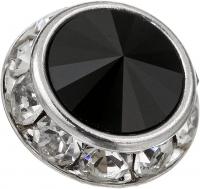 Stacy Adams Men's Silver Rondell Tie Tack With Cle