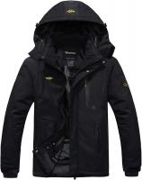 Wantdo Men's Mountain Waterproof Ski Jacket Windpr
