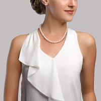 White Freshwater Cultured Pearl Necklace for Women