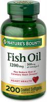 Nature s Bounty Fish Oil 1200 mg Omega-3, 200 Rapi