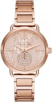 Michael Kors Women's Portia Rose Gold Tone Satinle&hellip;