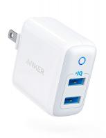 Anker Dual USB Wall Charger, PowerPort II 24W, Ult