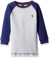 U.S. Polo Assn. Boys  Big Boys Raglan Sleeve Therm