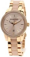 Michael Kors Women's Ritz Rose Gold Tone Acetate and Stainless Steel Watch MK6349
