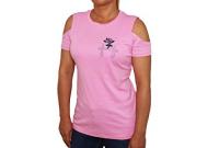 Women’s Blouse Short Sleeve Casual Cold Shoulder T-Shirts Tunic Tops S