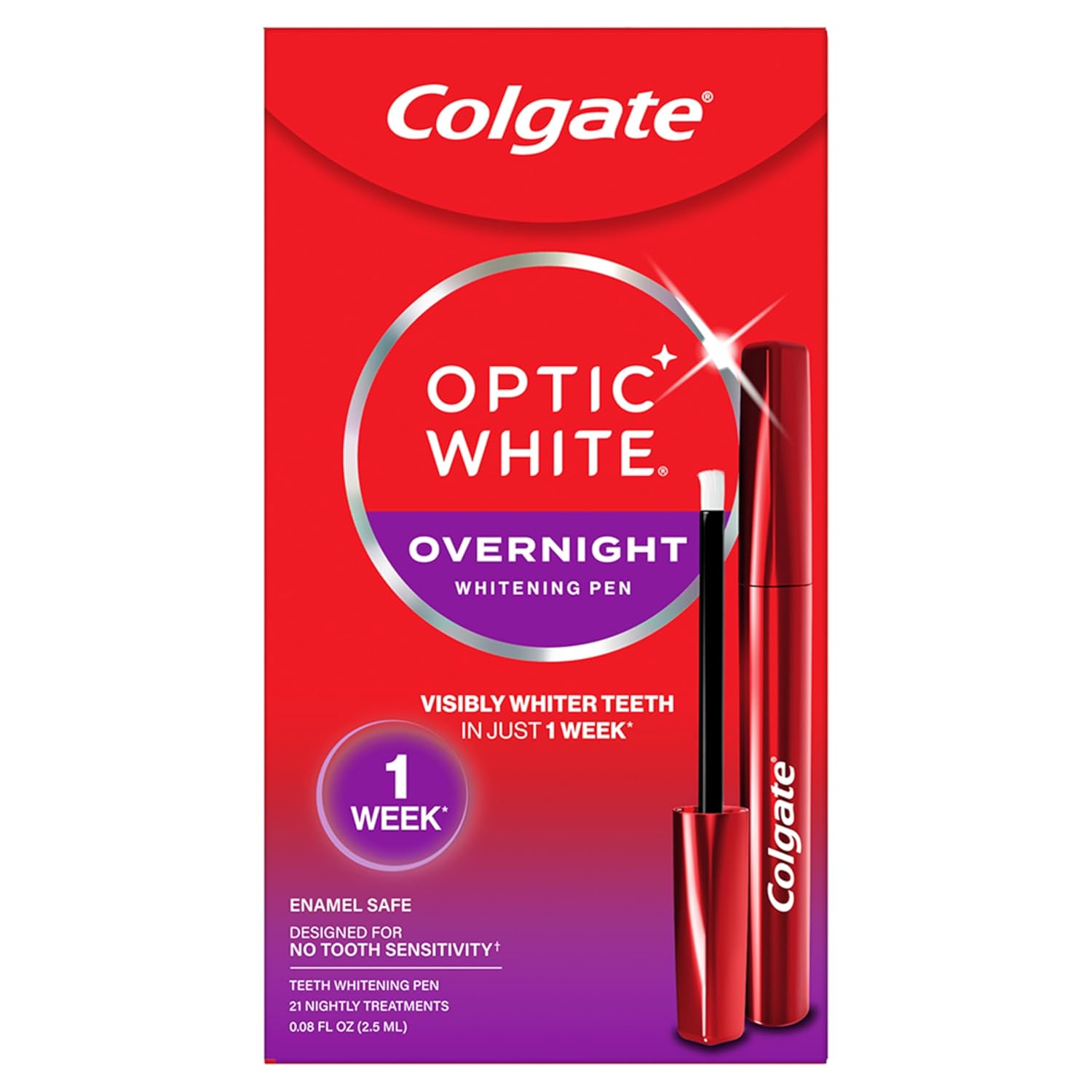 Colgate Optic White Overnight Teeth Whitening Gel 