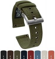 BARTON Canvas 18mm Quick Release Watch Band Straps