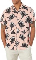 BOSS Men's Modern Print Short Sleeve Cotton Shirt 