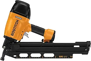 BOSTITCH F21PL Round Head 1-1/2-Inch to 3-1/2-Inch Framing Nailer with Positive Placement Tip and Magnesium Housing