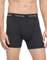 Calvin Klein Men s, Underwear Boxer Briefs, 3 Pack Cotton Stretch, Black, Medium