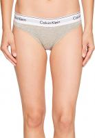Calvin Klein Women s Modern Cotton Bikini Panty, Grey Heather, Small-3X