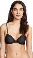 Calvin Klein Women's Sheer Marquisette Unlined Demi Bra - Black