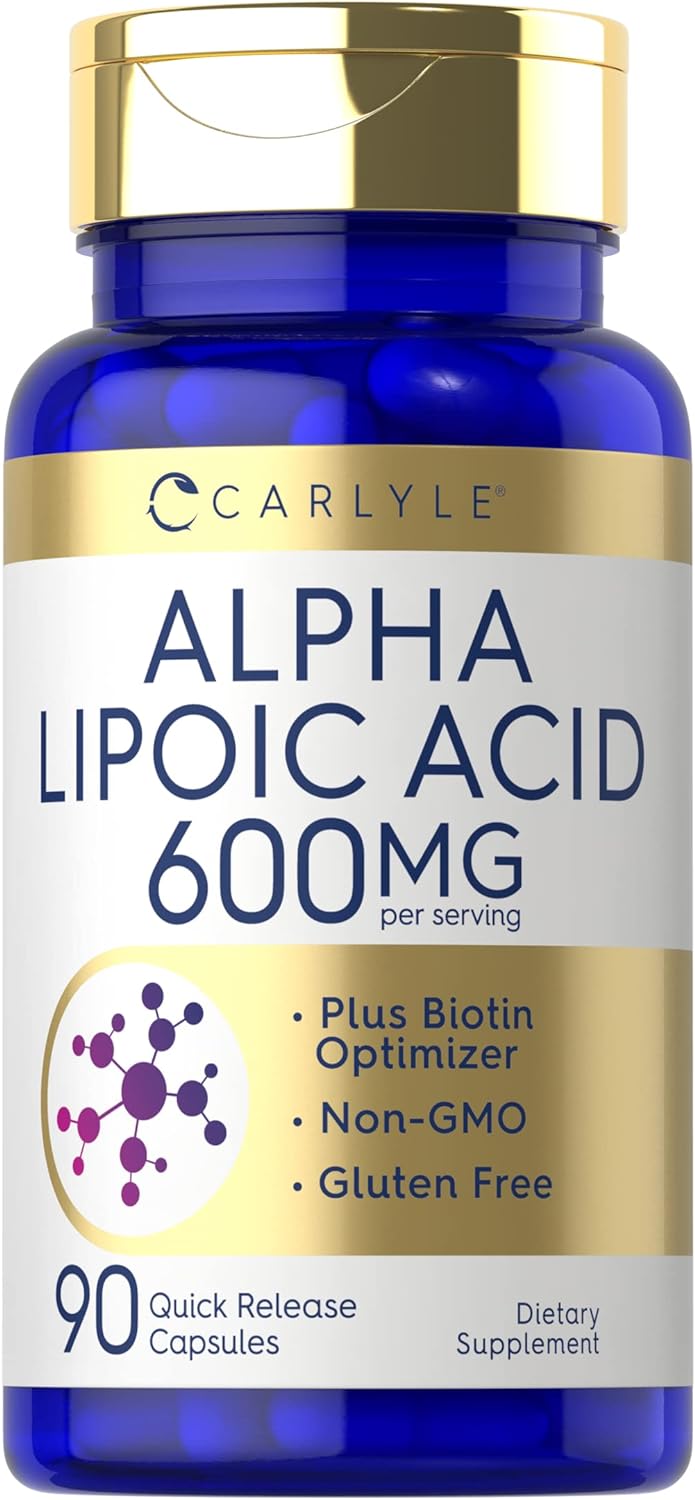 Carlyle Alpha Lipoic Acid 600mg - with Biotin Opti