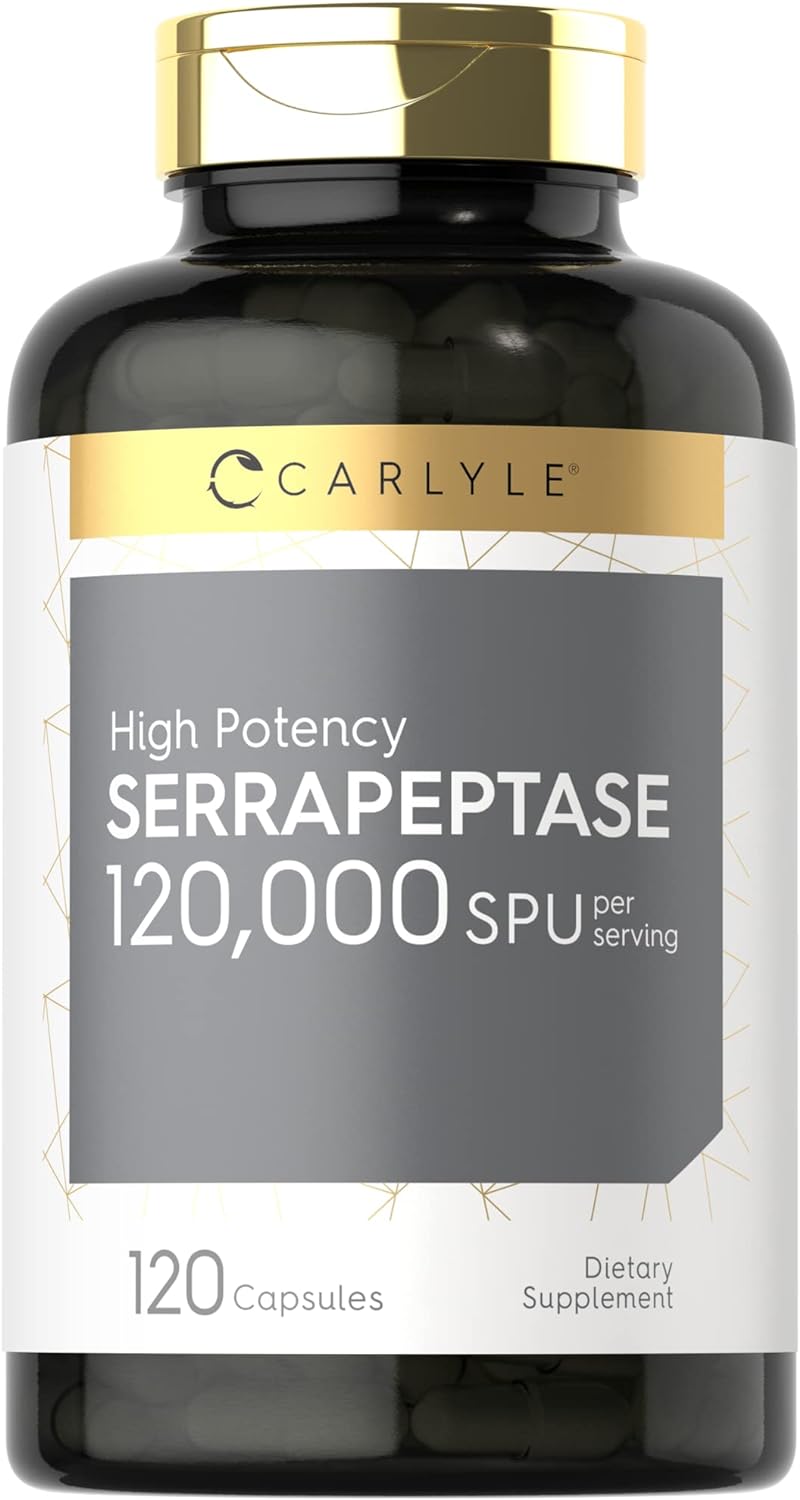 Carlyle Serrapeptase 120000 SPU, 120 Caps