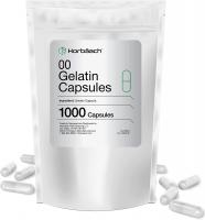 Clear Size 00 Empty Capsules,1000 Gelatin Capsules by Horbaach