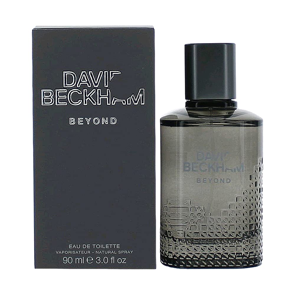 David Beckham Beyond Eau De Toilette Spray for Men - 3 Ounce Luxury Cologne with Cedar, Vanilla &amp