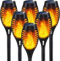 Outdoor Solar Torch Lights for Garden Decor, Flick