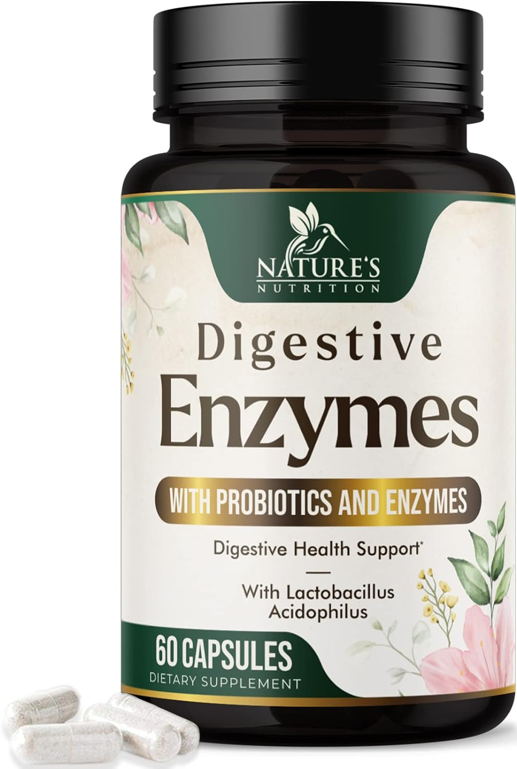Digestive Enzymes with Probiotics and Bromelain - Extra Strength Digestive Enzyme Health Supplement 