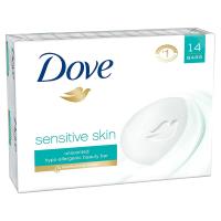 Dove Beauty Bar, Sensitive Skin, 14 Bar - 4 oz (11