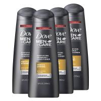 Dove Men+Care 2 in 1 Shampoo and Conditioner, Thick and Strong 12 Ounce 4 Ct - (355ml each)