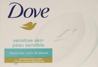 Dove Sensitive Skin Bath Bars Unscented, 6 Count -