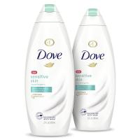 Dove Sensitive Skin Body Wash Hypoallergenic - 2 Pack (22 Fl Oz Each) Gently Cleanses & Nourishe