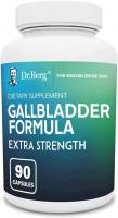 Dr. Berg’s Gallbladder Formula – Purified Bile Salts & Enzymes for Bloating Relief (90 Capsules)