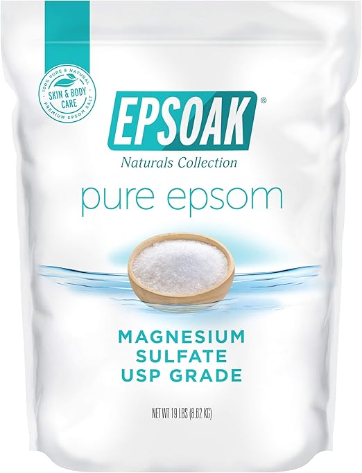 Epsoak Epsom Salt 19.75 Lbs - 100% Pure Magnesium 