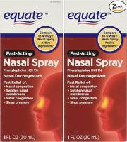 Equate 4-Way Nasal Spray 3-Pack Phenylephrine HCl 