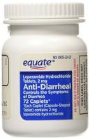 Equate - Anti-Diarrheal, 72 Caplets (Compare to Imodium A-D) (1)
