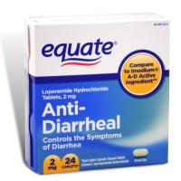 Equate - Anti-Diarrheal, Loperamide 2 mg, 24 Caple